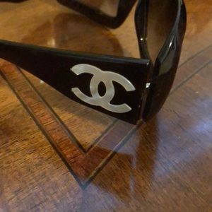 Authentic Chanel Sunglasses with hardcase and box